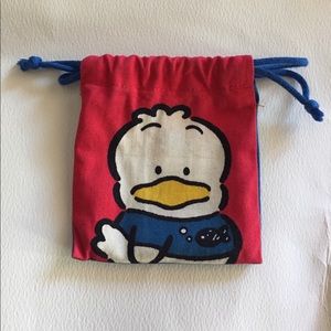 VINTAGE Sanrio Ahiru no Pekkle drawstring pouch